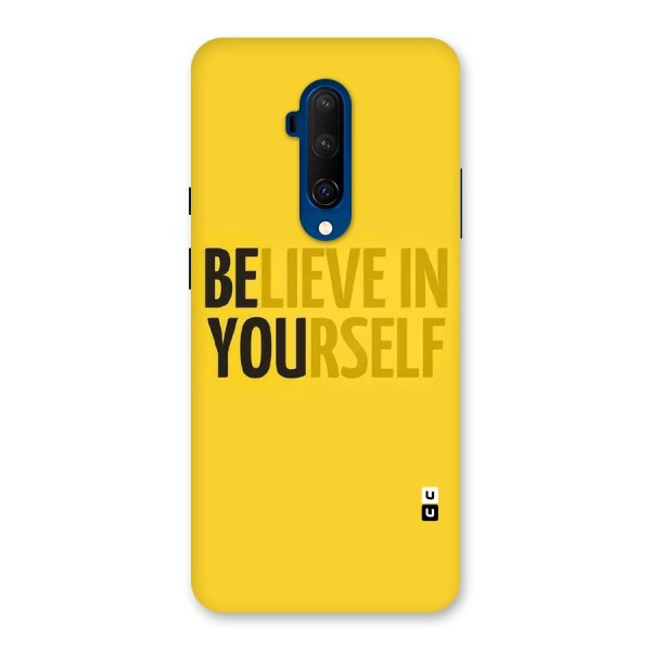 Believe Yourself Yellow Back Case for OnePlus 7T Pro