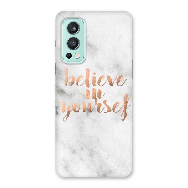 Believe in Yourself Back Case for OnePlus Nord 2 5G