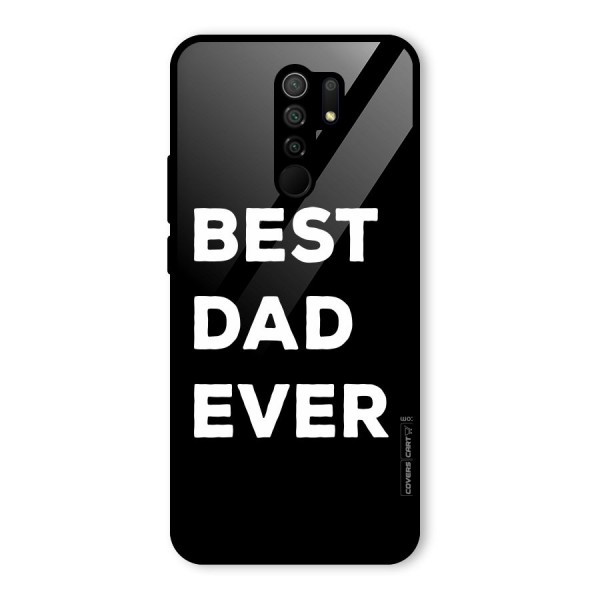 Best Dad Ever Glass Back Case for Poco M2