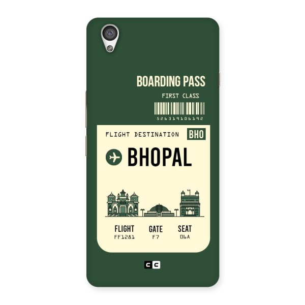 Bhopal Boarding Pass Back Case for OnePlus X