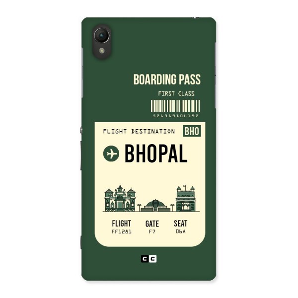 Bhopal Boarding Pass Back Case for Sony Xperia Z1