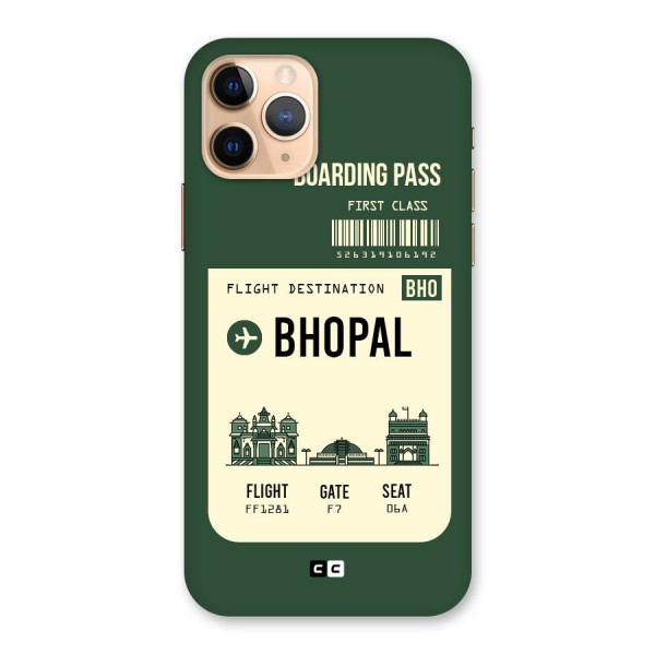 Bhopal Boarding Pass Back Case for iPhone 11 Pro
