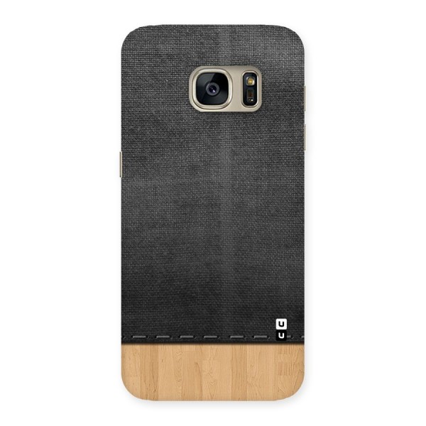 Bicolor Wood Texture Back Case for Galaxy S7