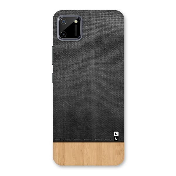 Bicolor Wood Texture Back Case for Realme C11