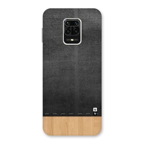 Bicolor Wood Texture Back Case for Redmi Note 9 Pro Max
