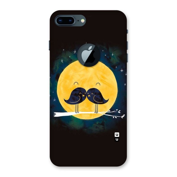 Bird Moustache Back Case for iPhone 7 Plus Logo Cut
