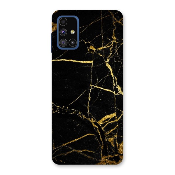 Black And Gold Design Back Case for Galaxy M51