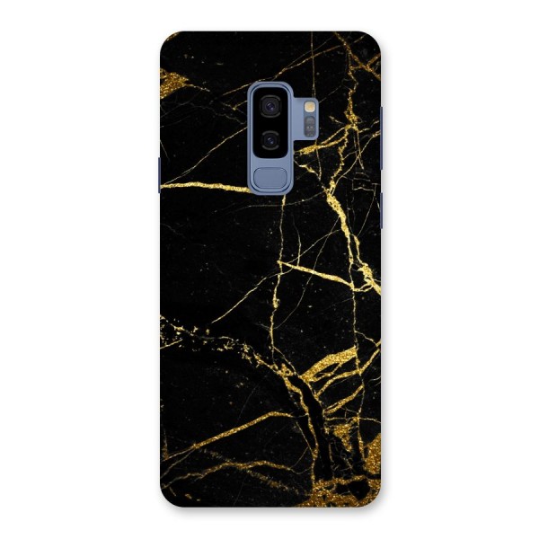 Black And Gold Design Back Case for Galaxy S9 Plus
