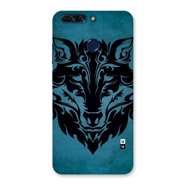 Black Artistic Wolf Back Case for Honor 8 Pro