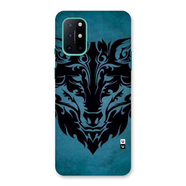 Black Artistic Wolf Back Case for OnePlus 8T