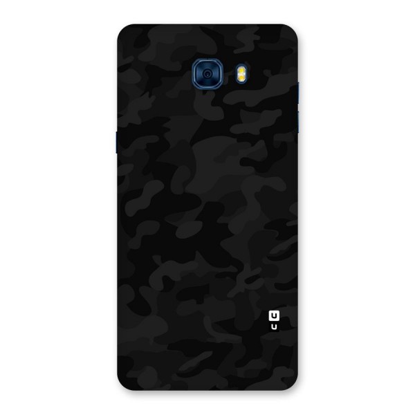 Black Camouflage Back Case for Galaxy C7 Pro