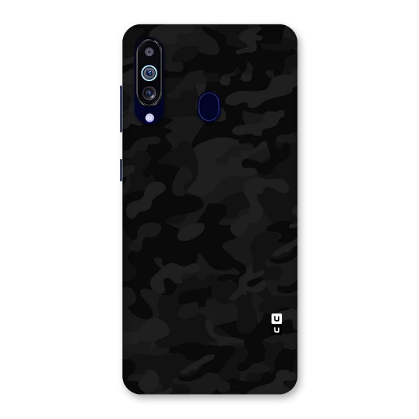Black Camouflage Back Case for Galaxy M40