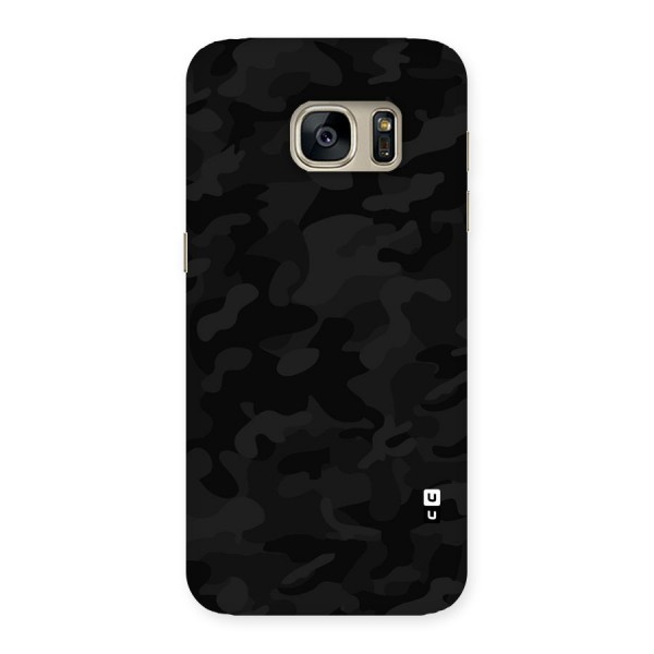 Black Camouflage Back Case for Galaxy S7