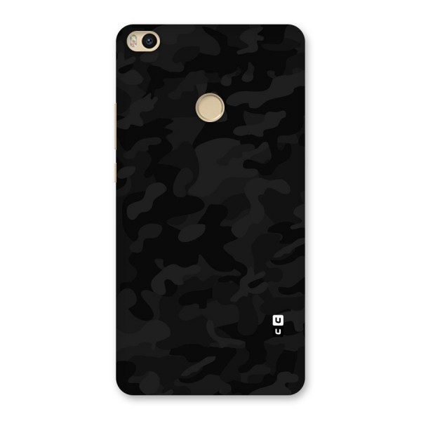 Black Camouflage Back Case for Mi Max 2