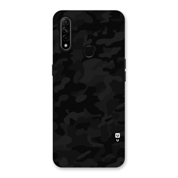 Black Camouflage Back Case for Oppo A31