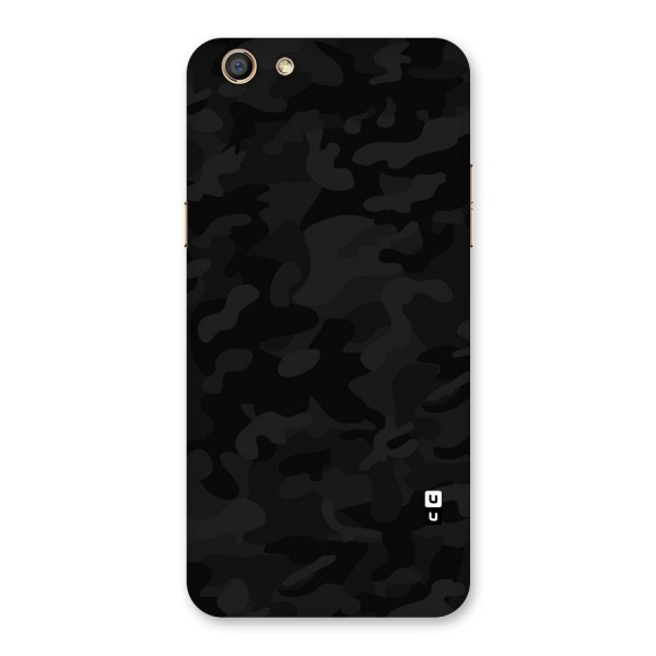 Black Camouflage Back Case for Oppo F3