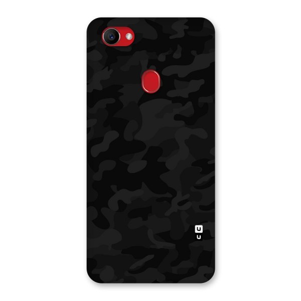 Black Camouflage Back Case for Oppo F7