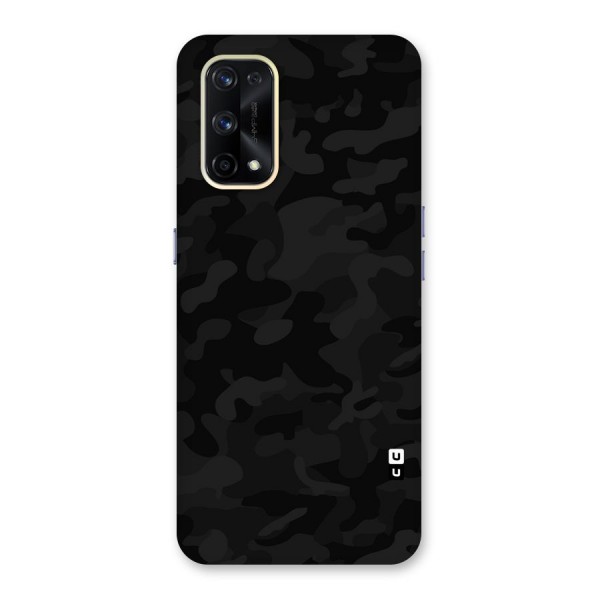 Black Camouflage Glass Back Case for Realme X7 Pro