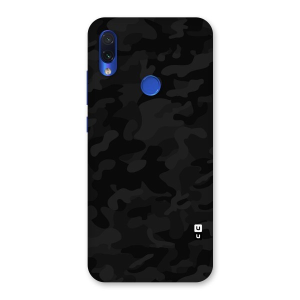 Black Camouflage Back Case for Redmi Note 7