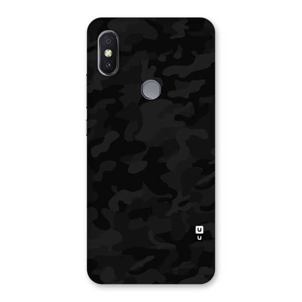 Black Camouflage Back Case for Redmi Y2