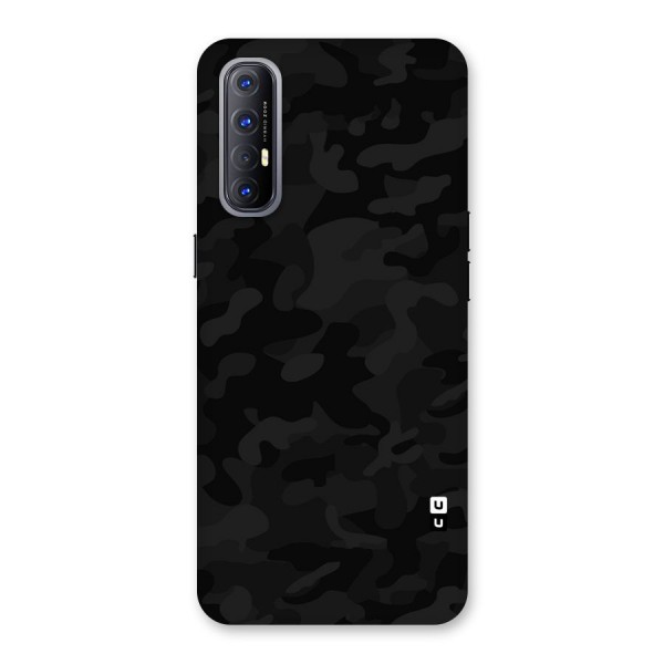 Black Camouflage Back Case for Reno3 Pro