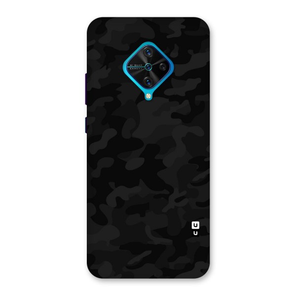 Black Camouflage Back Case for Vivo S1 Pro