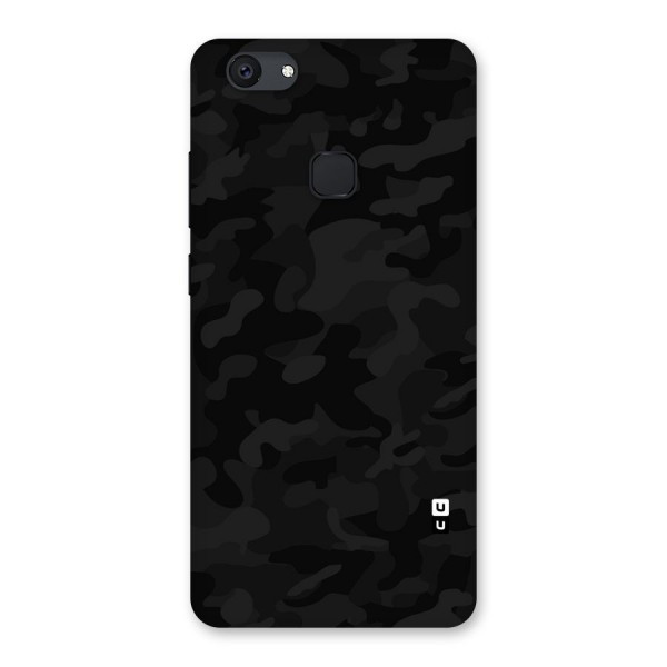 Black Camouflage Back Case for Vivo V7 Plus