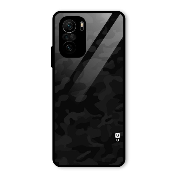 Black Camouflage Glass Back Case for Mi 11x