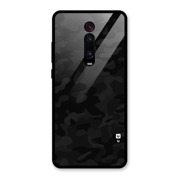 Black Camouflage Glass Back Case for Redmi K20 Pro