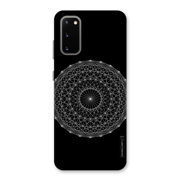 Black Clipart Back Case for Galaxy S20