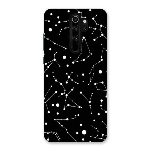 Black Constellation Pattern Back Case for Redmi Note 8 Pro