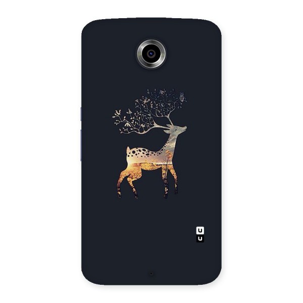Black Deer Back Case for Nexsus 6