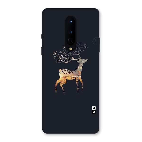 Black Deer Back Case for OnePlus 8
