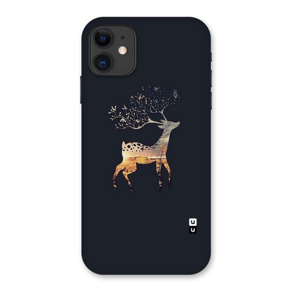Black Deer Back Case for iPhone 11