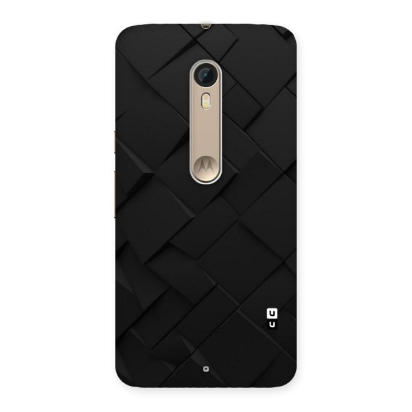 Black Elegant Design Back Case for Motorola Moto X Style