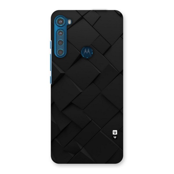 Black Elegant Design Back Case for Motorola One Fusion Plus