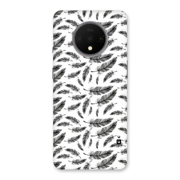 Black Feather Back Case for OnePlus 7T