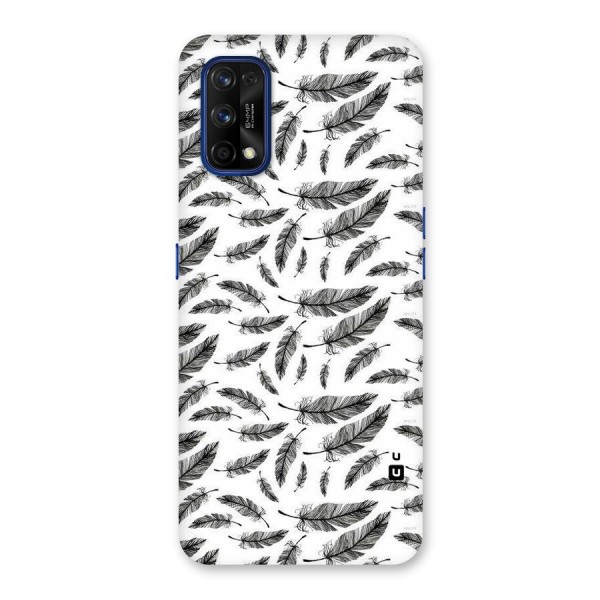 Black Feather Back Case for Realme 7 Pro