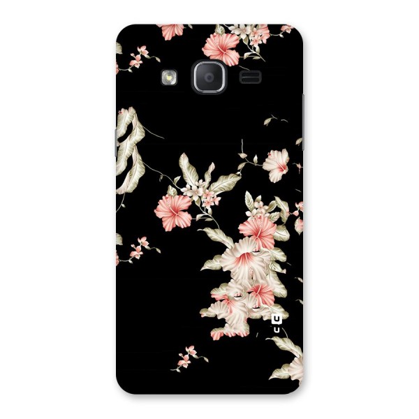 Black Floral Back Case for Galaxy On7 2015
