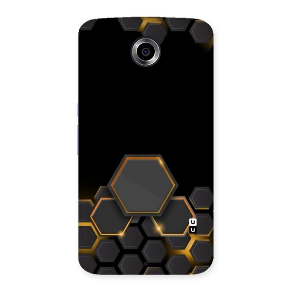 Black Gold Hexa Back Case for Nexsus 6