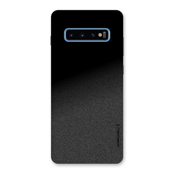 Black Grey Noise Fusion Back Case for Galaxy S10 Plus