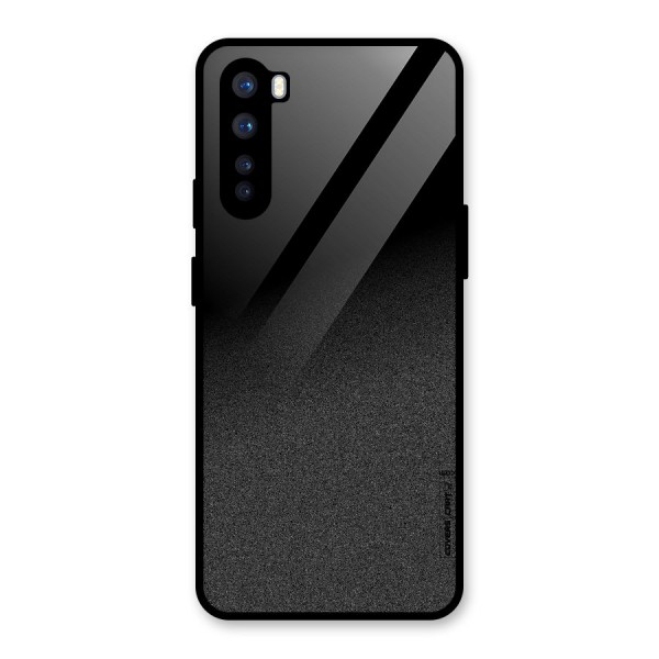 Black Grey Noise Fusion Glass Back Case for OnePlus Nord