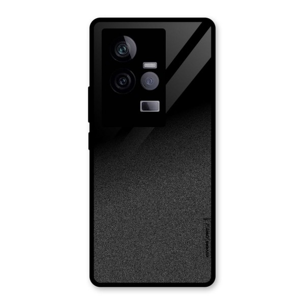 Black Grey Noise Fusion Glass Back Case for Vivo iQOO 11 5G