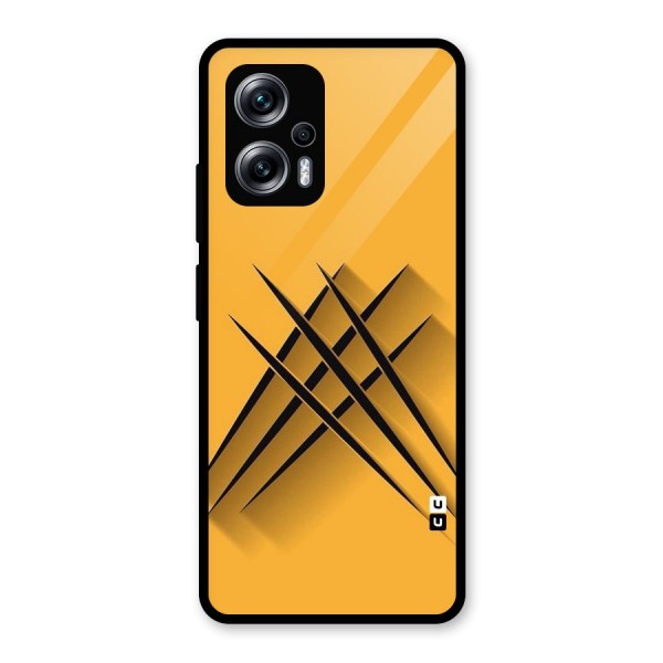 Black Paws Glass Back Case for Redmi K50i