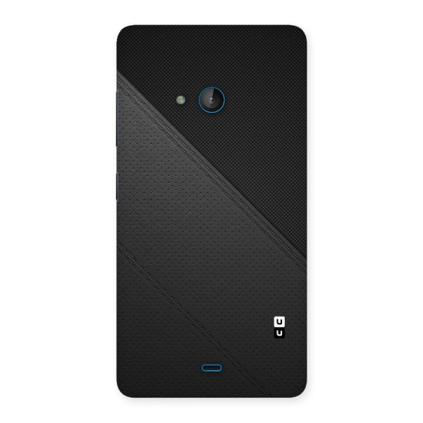 Black Polka Stripe Back Case for Lumia 540