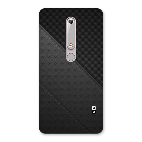 Black Polka Stripe Back Case for Nokia 6.1