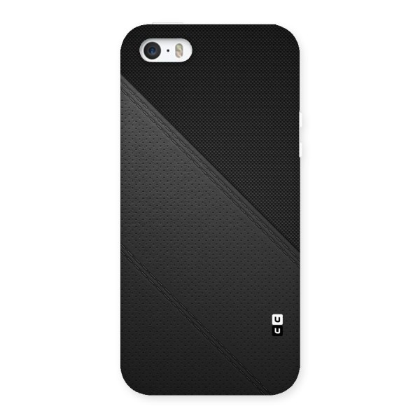 Black Polka Stripe Back Case for iPhone SE