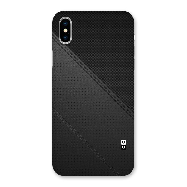 Black Polka Stripe Back Case for iPhone X