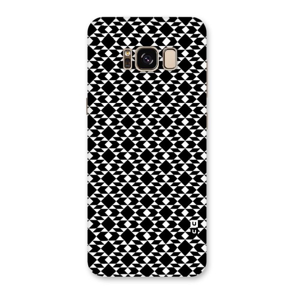 Black White Diamond Abstract Back Case for Galaxy S8