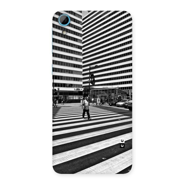 Black White Perspective Back Case for HTC Desire 826